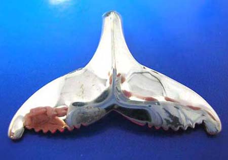  fish tail pendant made of 925. sterling silver