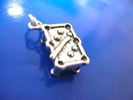  sport spirit snooka outline sterling silver 925 thailand made pendant