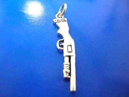  sterling silver 925 thailand made pendant in classical gun